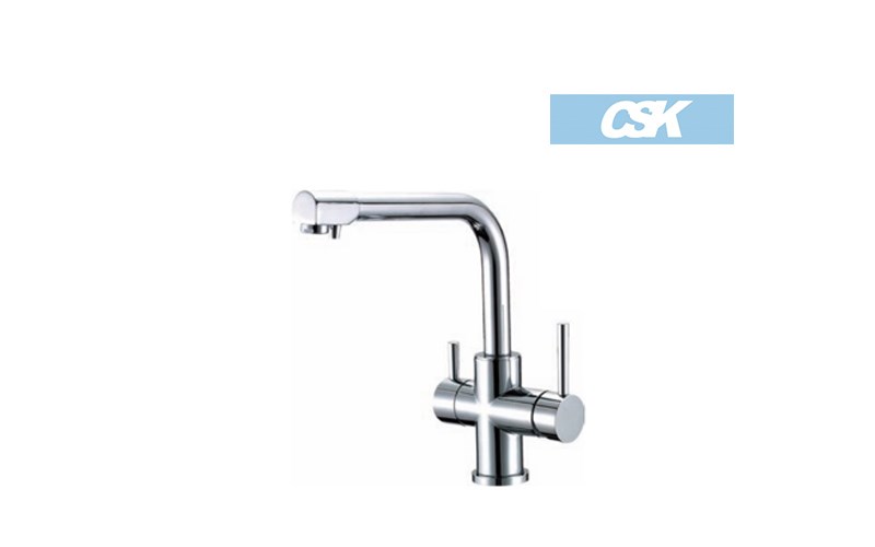 無鉛廚房三用龍頭