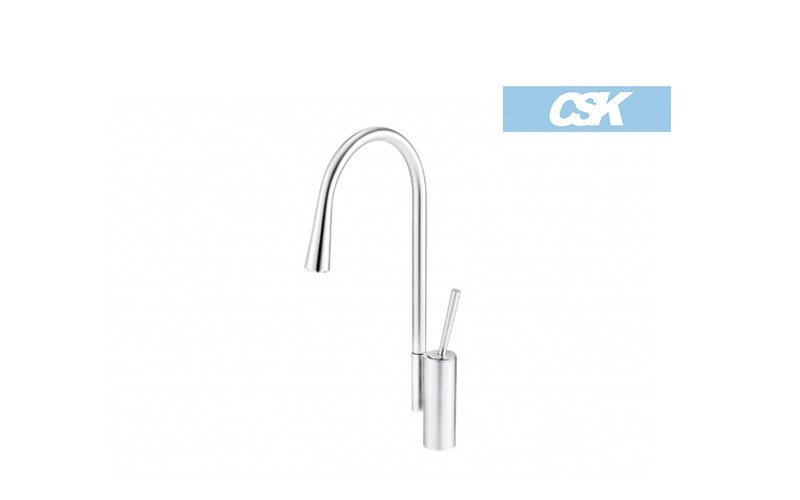 不鏽鋼廚房單槍龍頭