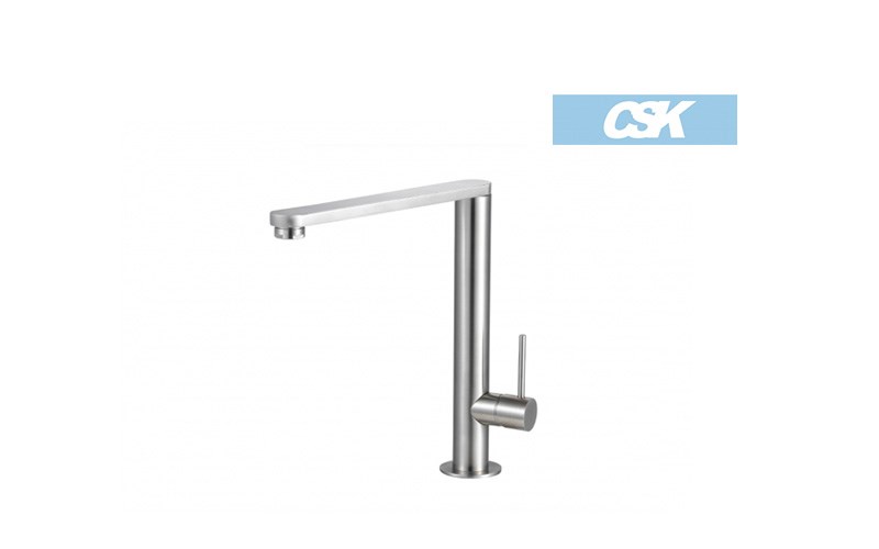 不鏽鋼廚房單槍龍頭