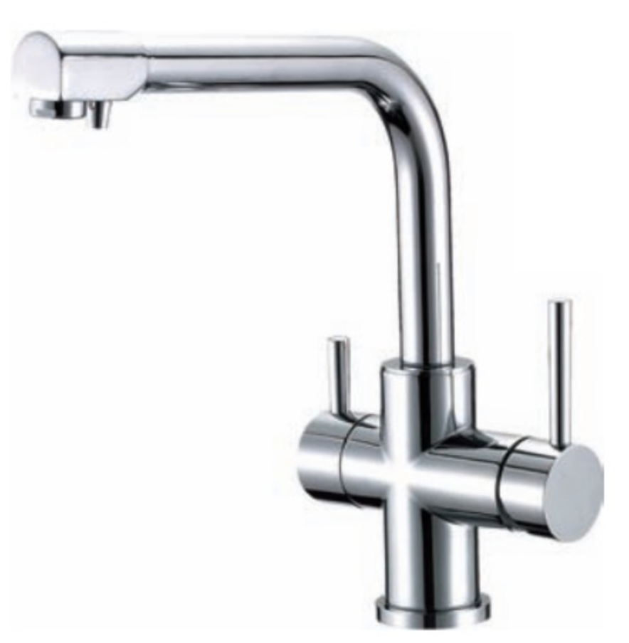 無鉛廚房三用龍頭