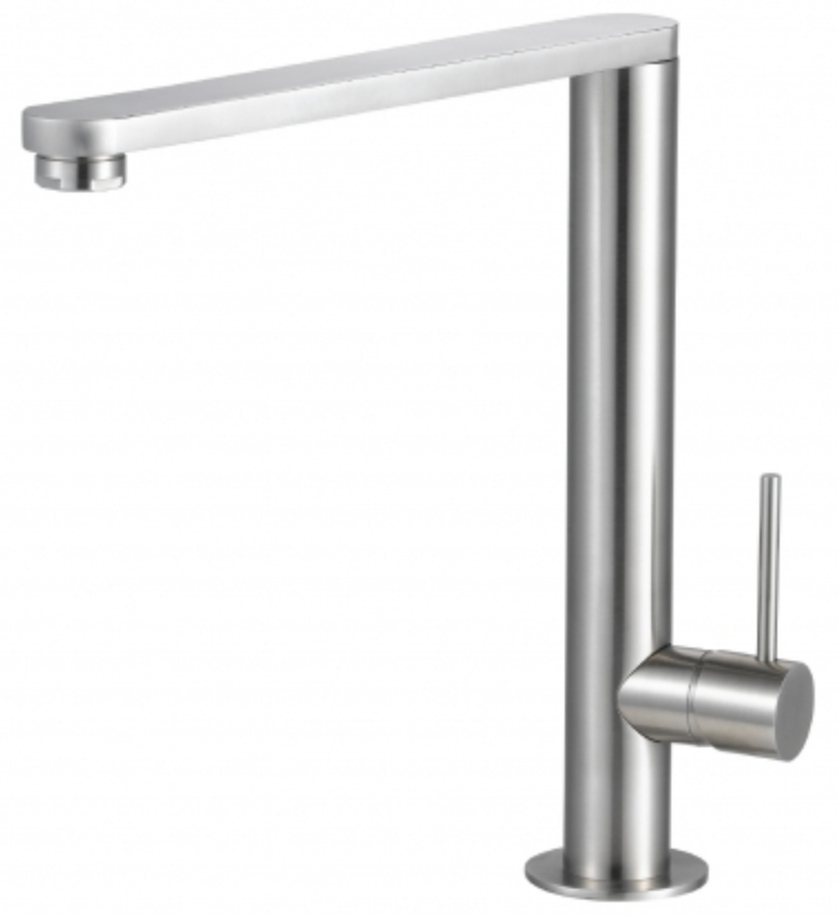 不鏽鋼廚房單槍龍頭