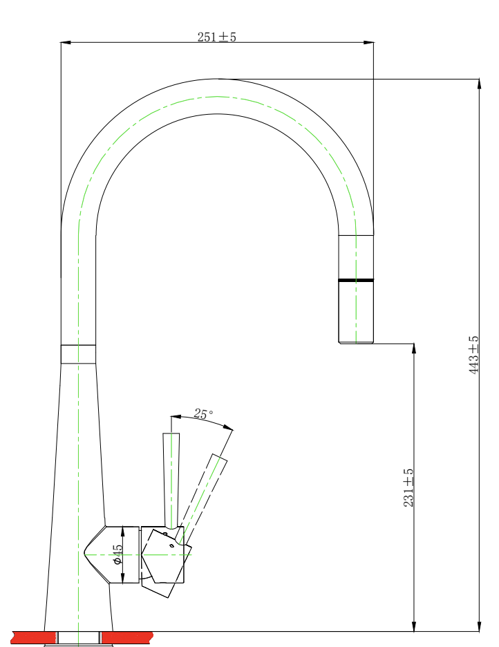 廚房花灑伸縮龍頭