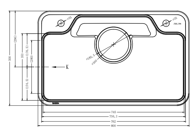 80公分極致黑多功能廚房水槽
