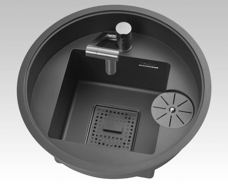 結晶石圓形水槽