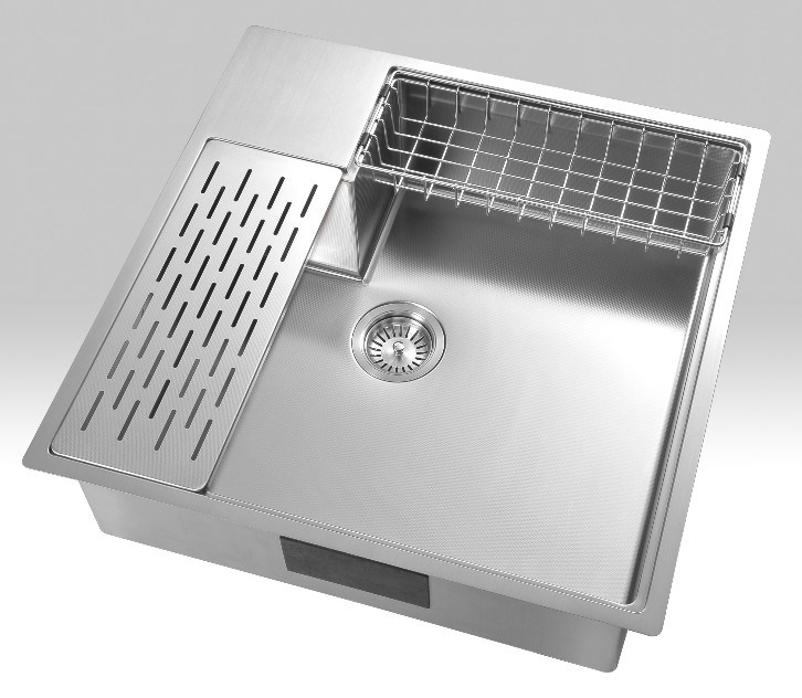 手工壓花不鏽鋼水槽