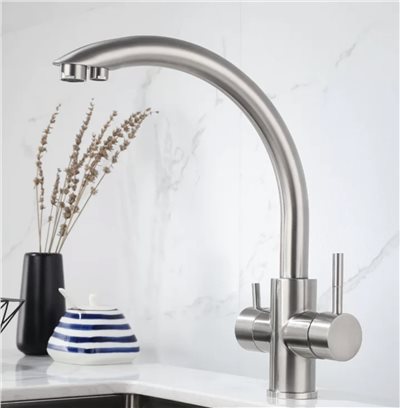 無鉛廚房三用龍頭