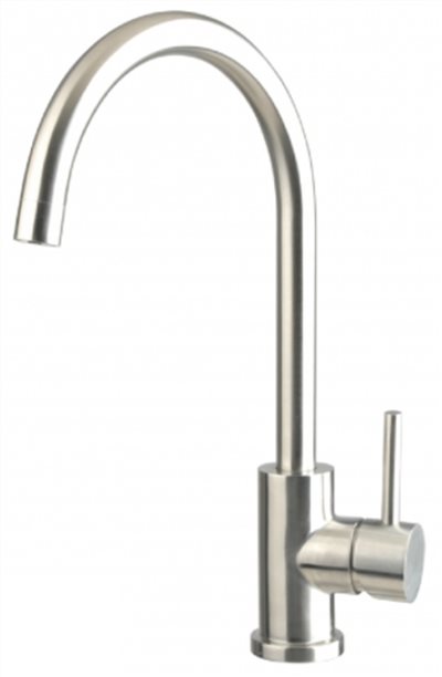 不鏽鋼廚房單槍龍頭